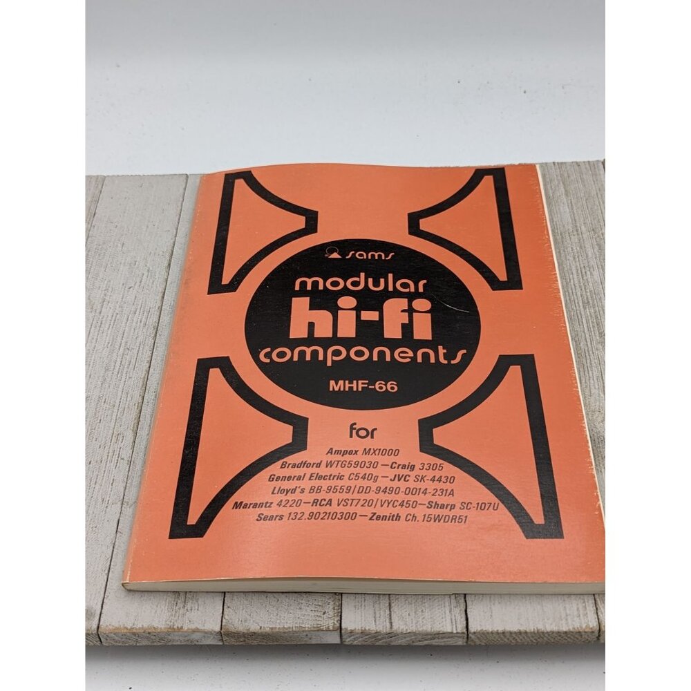 Original Sams Modular HI-FI Series Service Repair Manual Book MHF-66